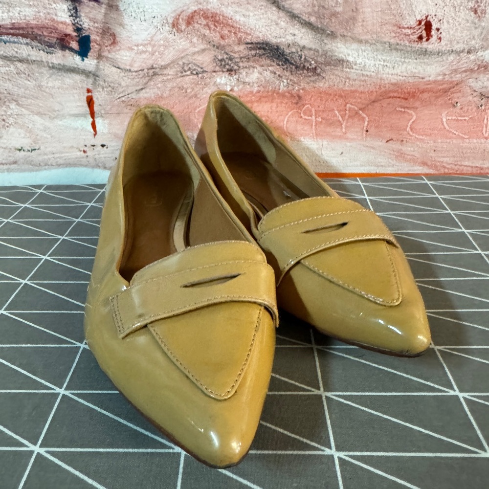 Vintage Coach Loafers - Tan